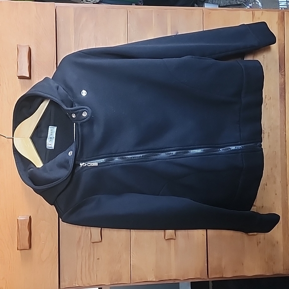EUC TamWare: Assymetrical Full-zip Women's Hoodie, Black, Medium - Picture 1 of 8